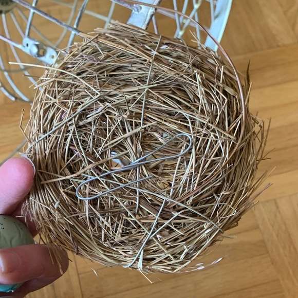 Decorative Metal Birdcage w/ Faux Nest and Eggs - Picture 11 of 16